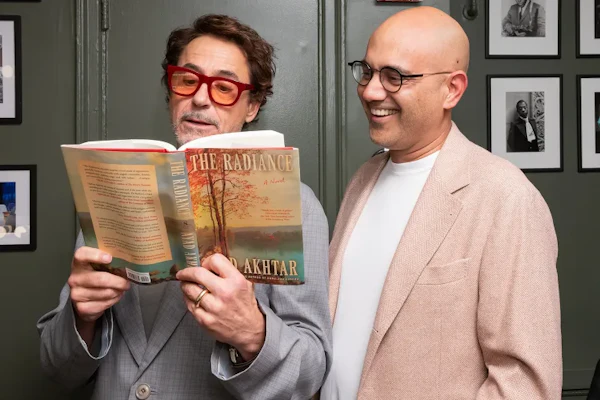 Robert Downey Jr. and Ayad Akhtar
