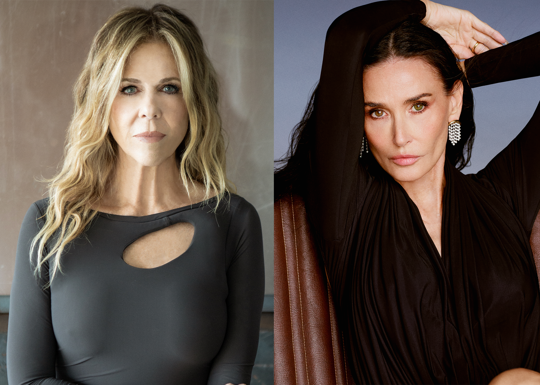Rita Wilson and Demi Moore