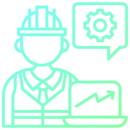 Icon representing digital and channel marketing