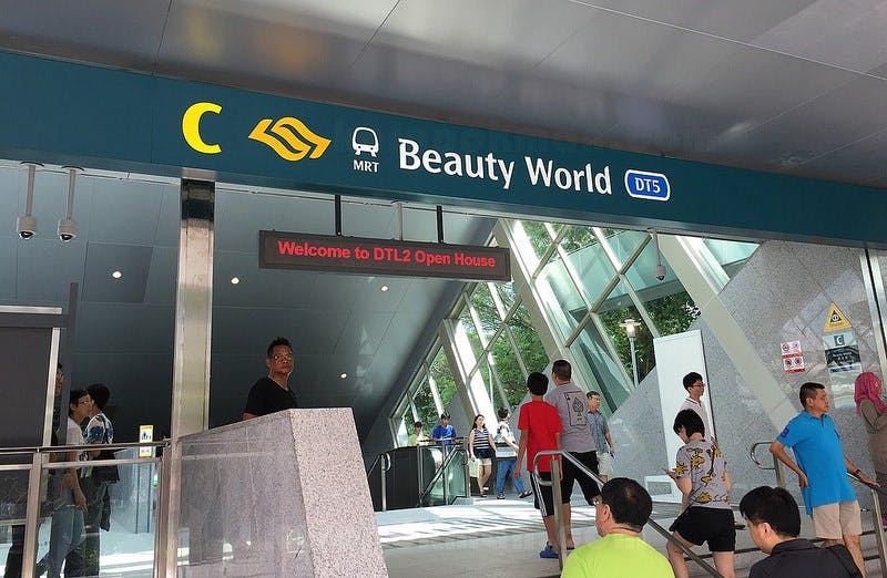 Beauty World (DT5) MRT Station