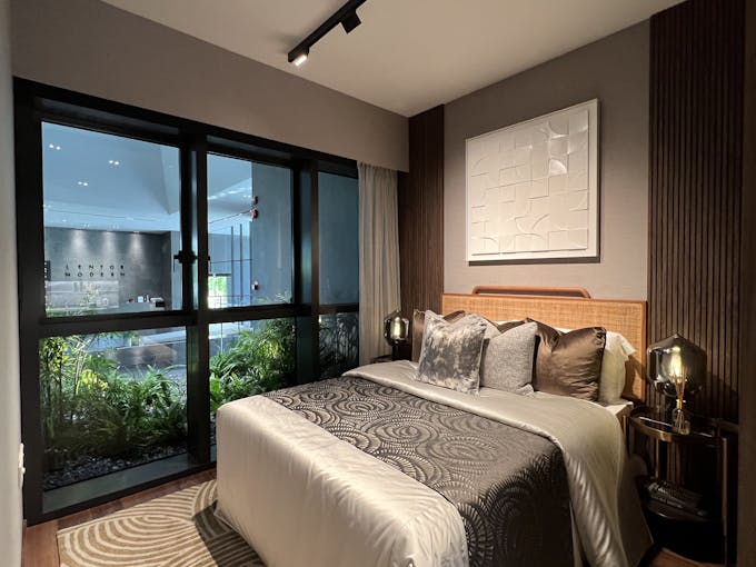 lentor modern 2 bedroom unit master bedroom