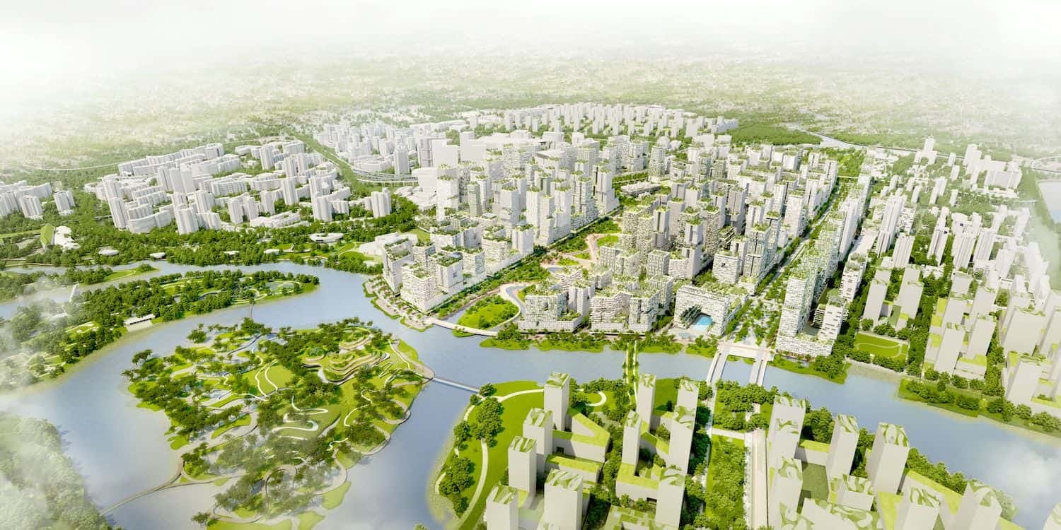 jurong lake district birds, eye view