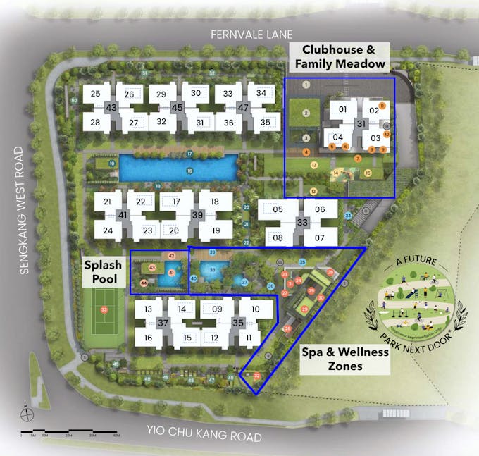 parc greenwich site plan layout