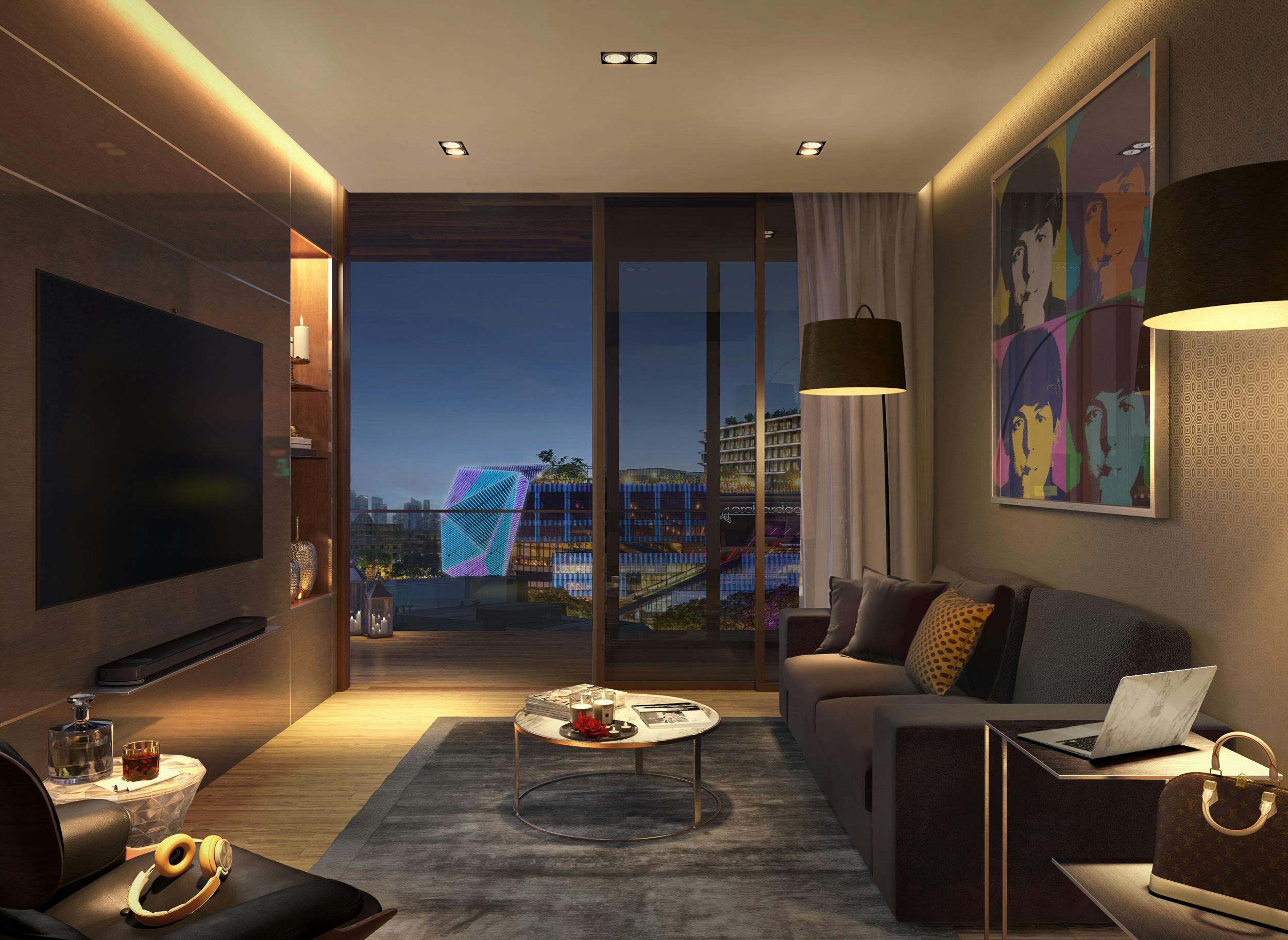 The cityscape equivalent of living in the clouds at 8 Hullet.