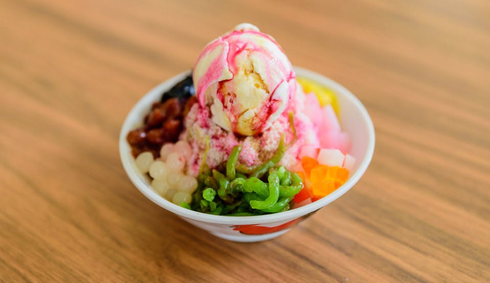A bowl of Ice Kachang