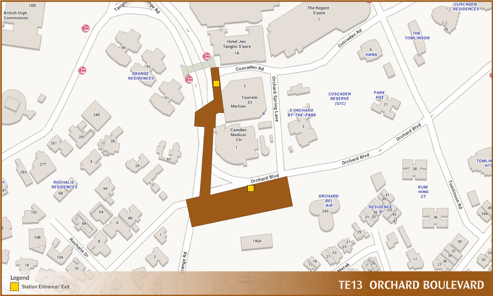 When construction of the Thomson-East Coast Line completes, Park Nova residents will be able to enjoy immediate access to Orchard Boulevard MRT Station located right outside their house.
