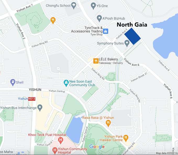 north gaia location on google maps