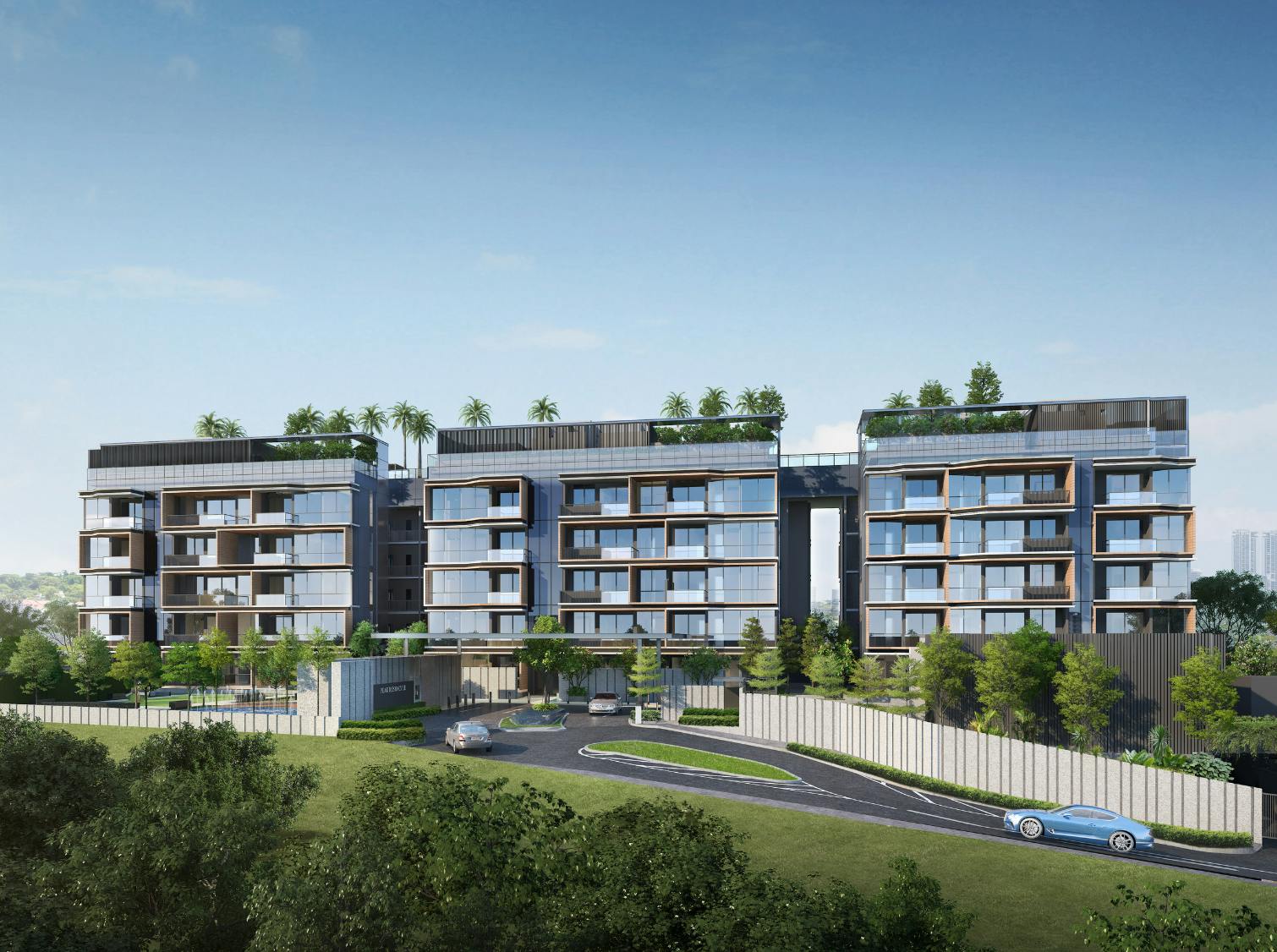 peak residence facade