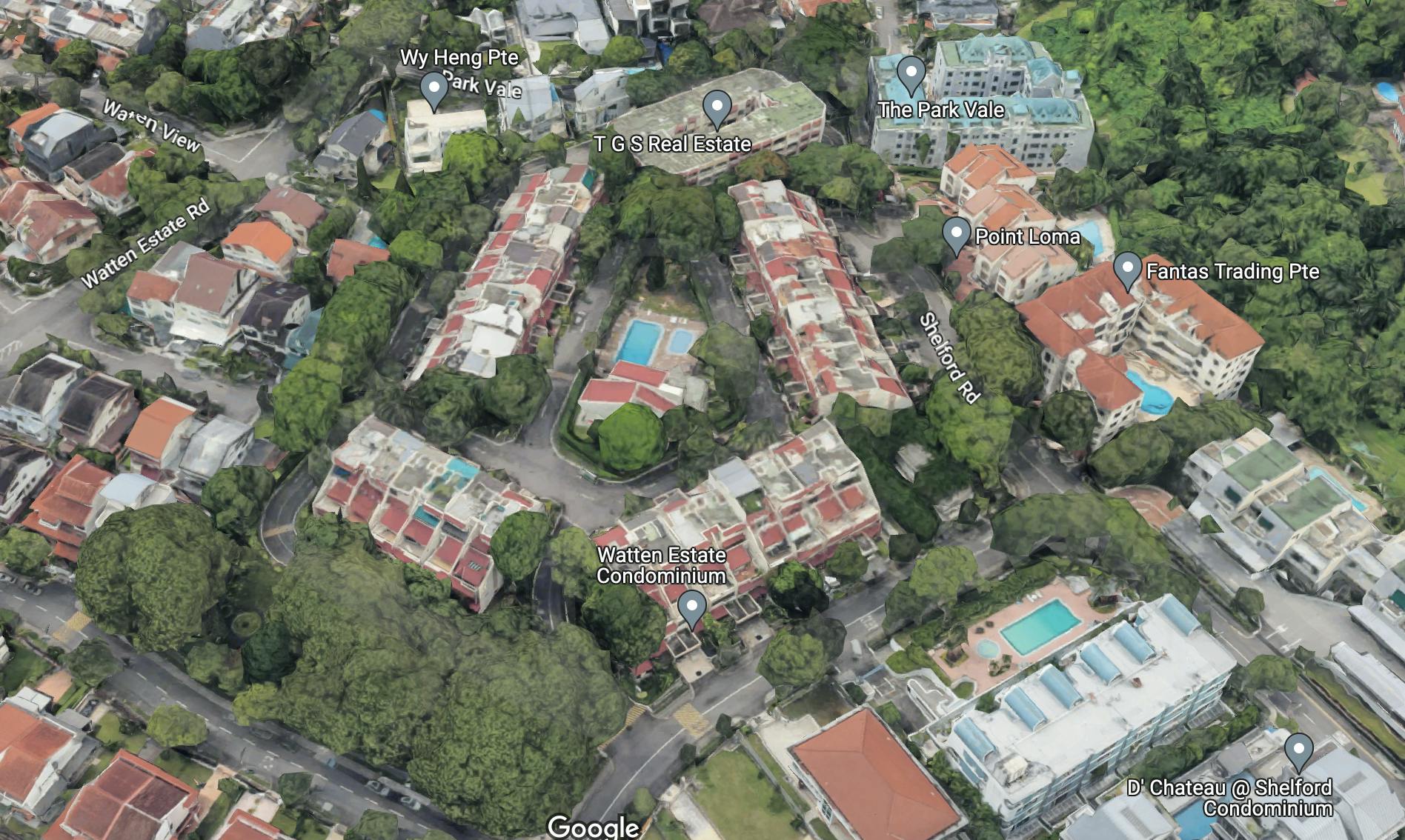 watten estate condo google maps screenshot