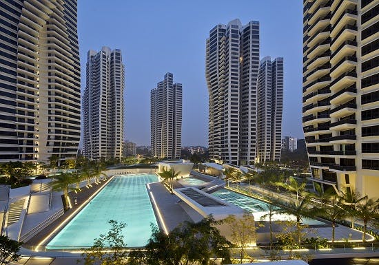 D'leedon a stunning condominium designed by Pritzer Prize-winning architect, Zaha Hadid