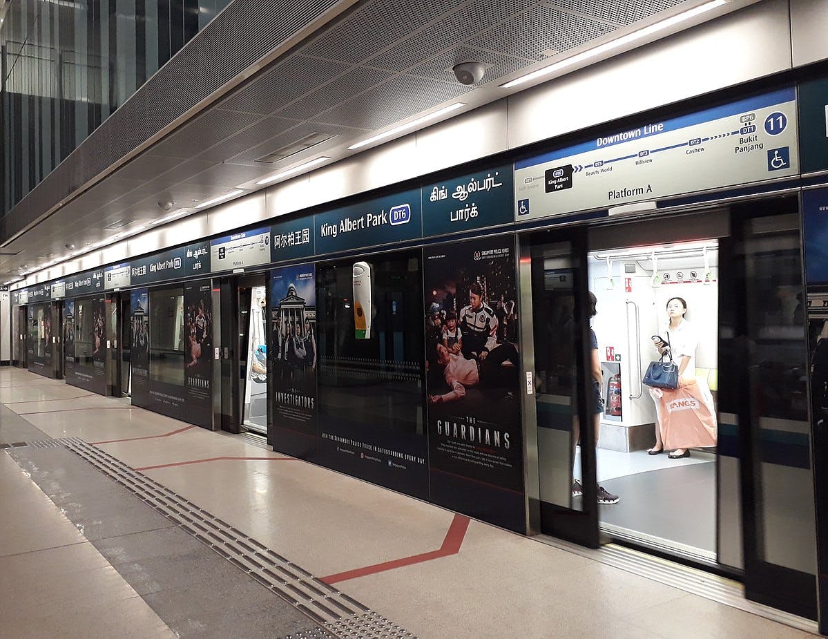 King Albert Park MRT Station