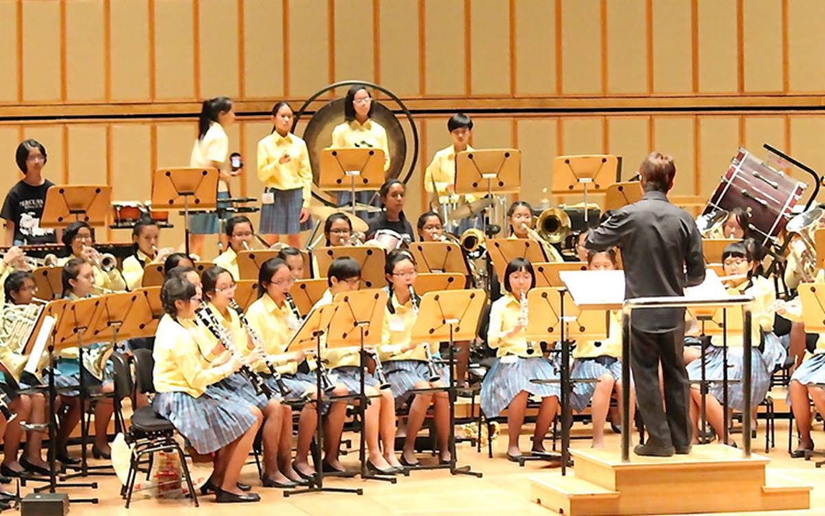 Crescent Girls' School symphonic band