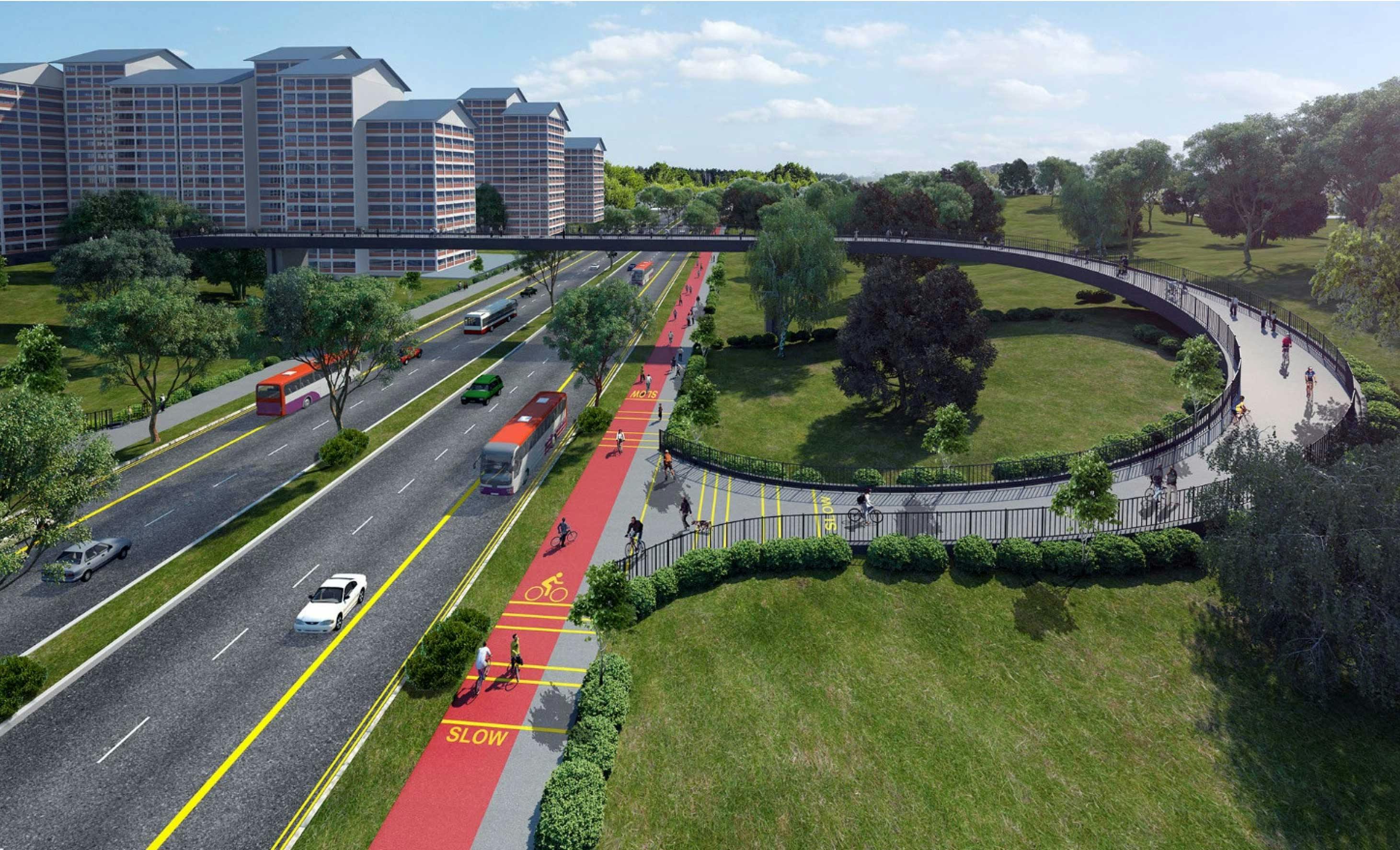 Major expressways (SLE, BKE, CTE, and TPE) are easily accessible for all future The Essence residents