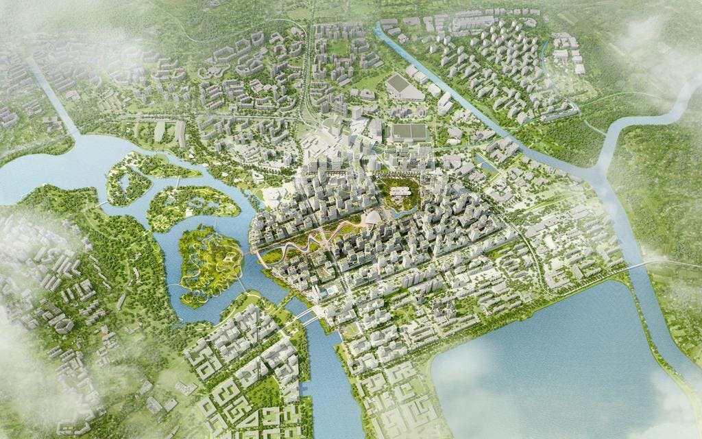 Jurong Lake District artist's impression