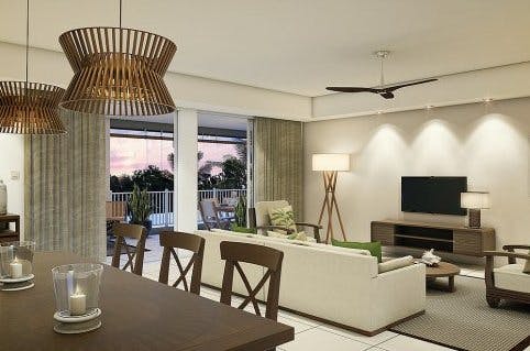 An artist's impression of a home at Ki Residences