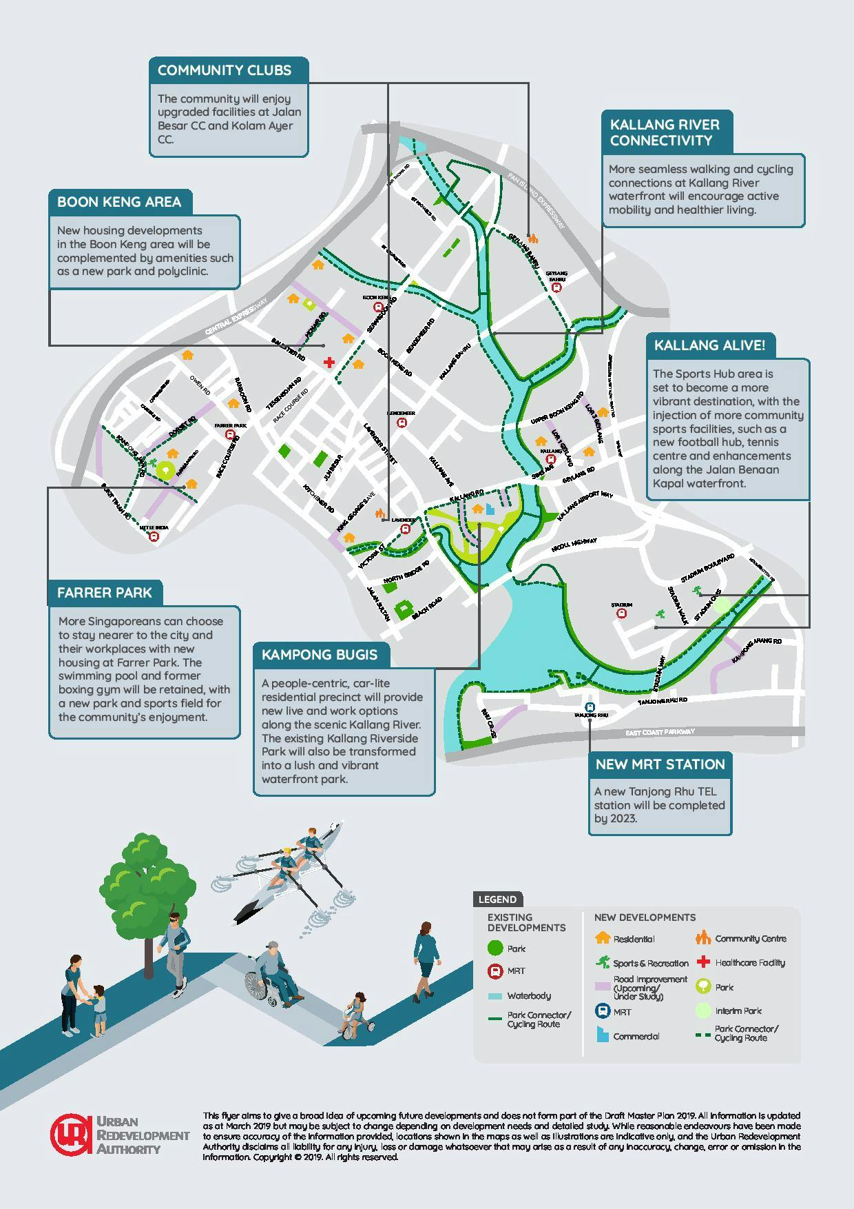 The Kallang URA Masterplan's revitalisation of the area, that Zyanya is positioned to benefit from