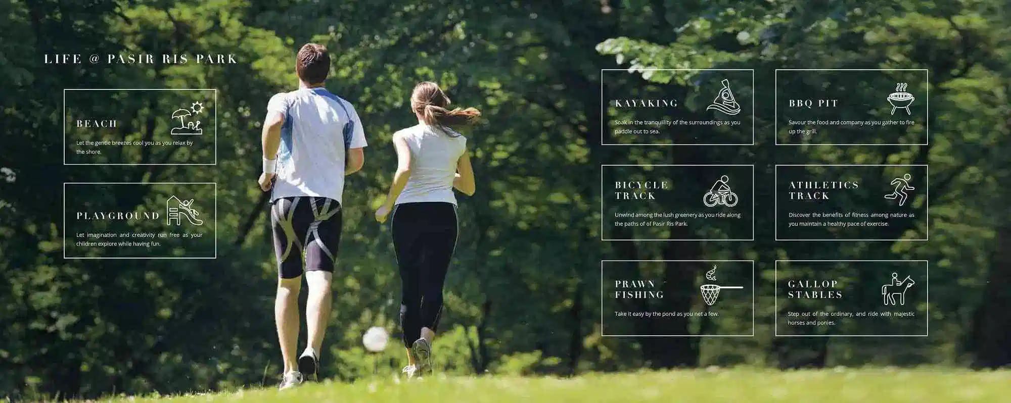 Activities at Pasir Ris Park next to Casa Al Mare are aplenty.