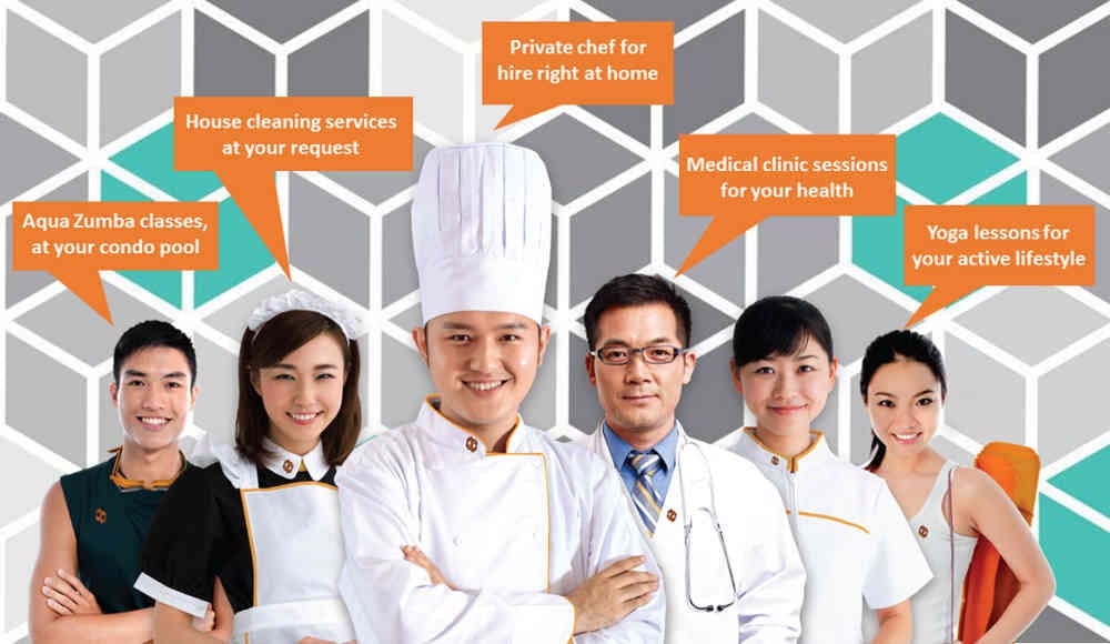 A stock photograph of a concierge has never looked so promising. 99.co.