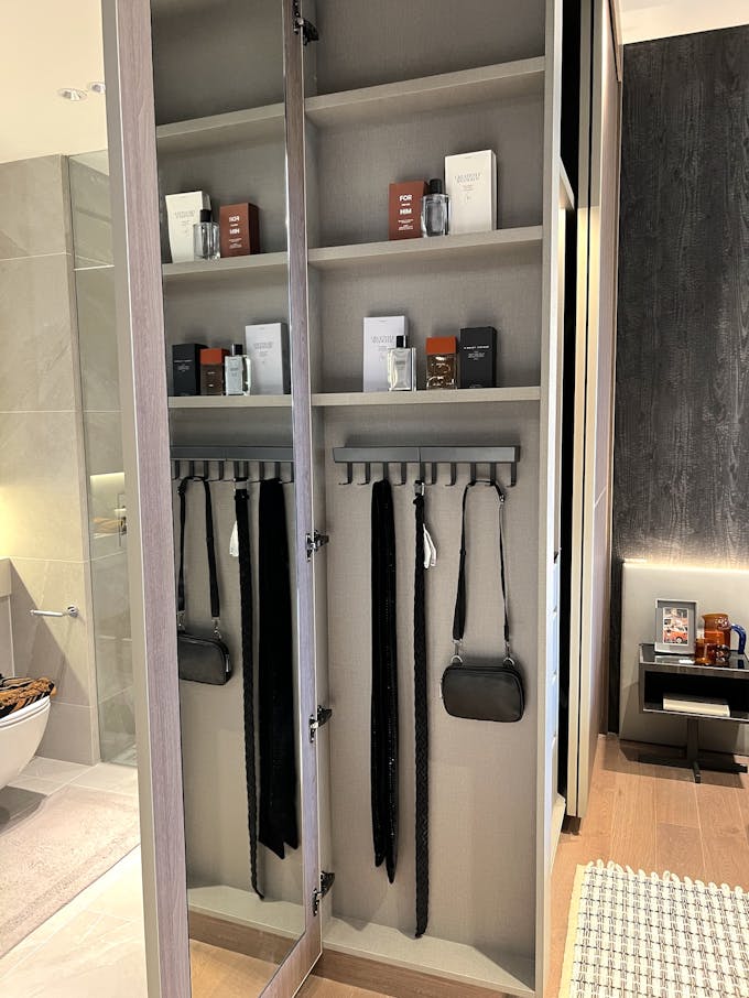 terra hill 2 bedroom master bedroom wardrobe compartment