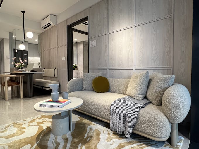 sky eden 2 bedroom unit living room