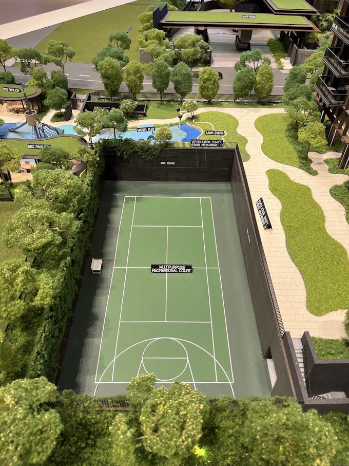 the continuum tennis court