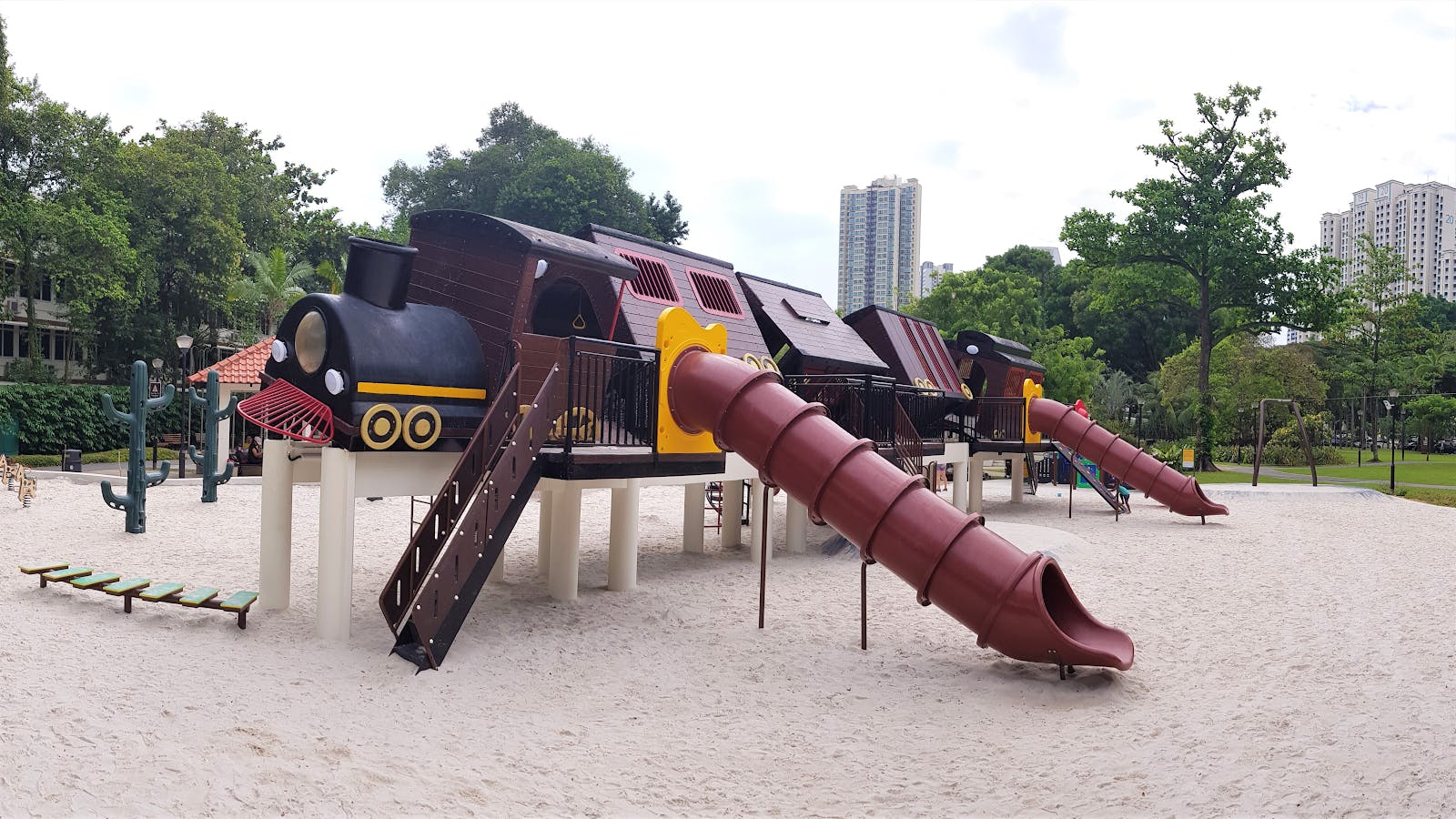 Train playground at Tiong Bahru Park