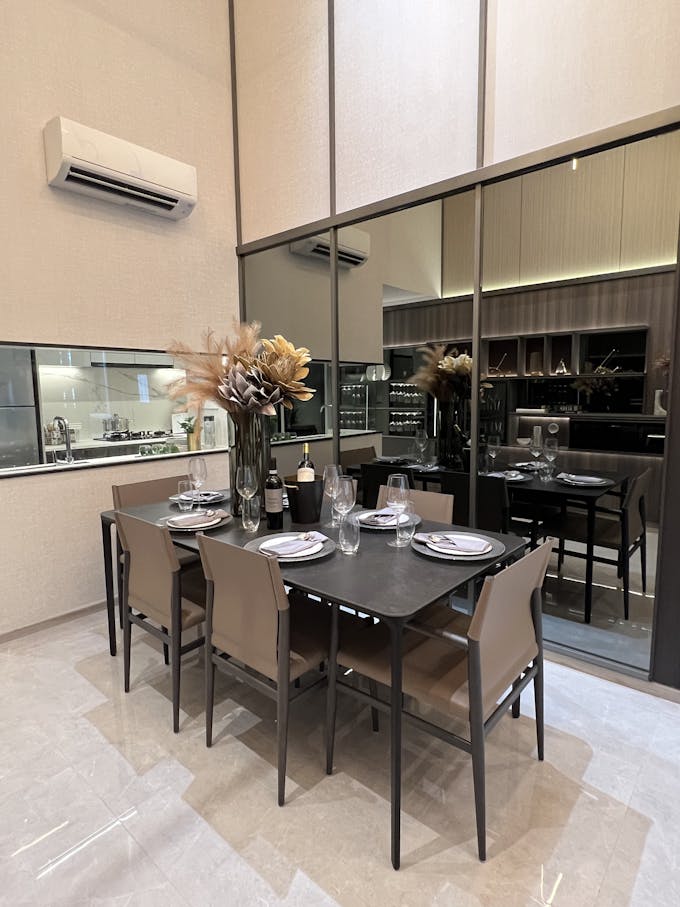 sky eden 3 bedroom dining room