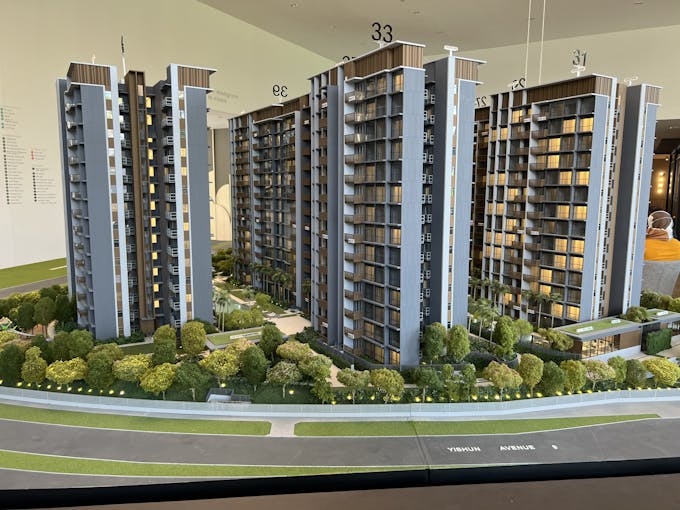 north gaia showflat model facing yishun ave 9 