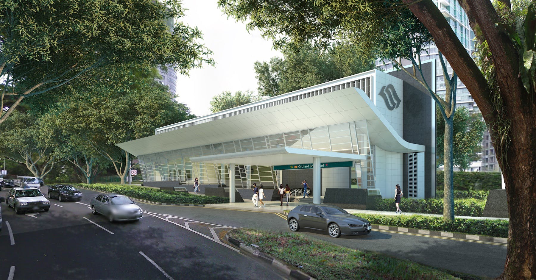 Orchard Boulevard MRT Station