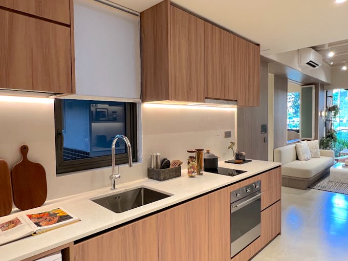 the reserve residences 2 bedroom kitchen