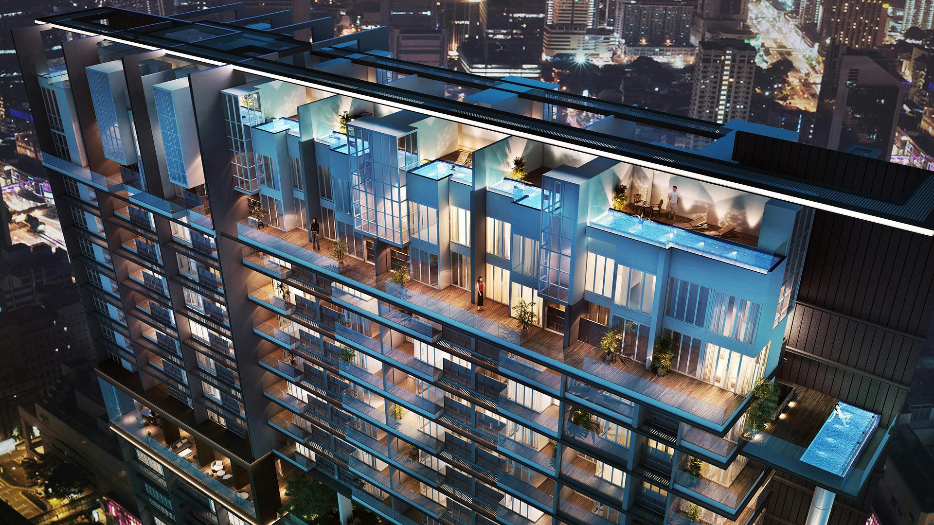 The beautiful facade of Eon Shenton, right in the heart of Tanjong Pagar.