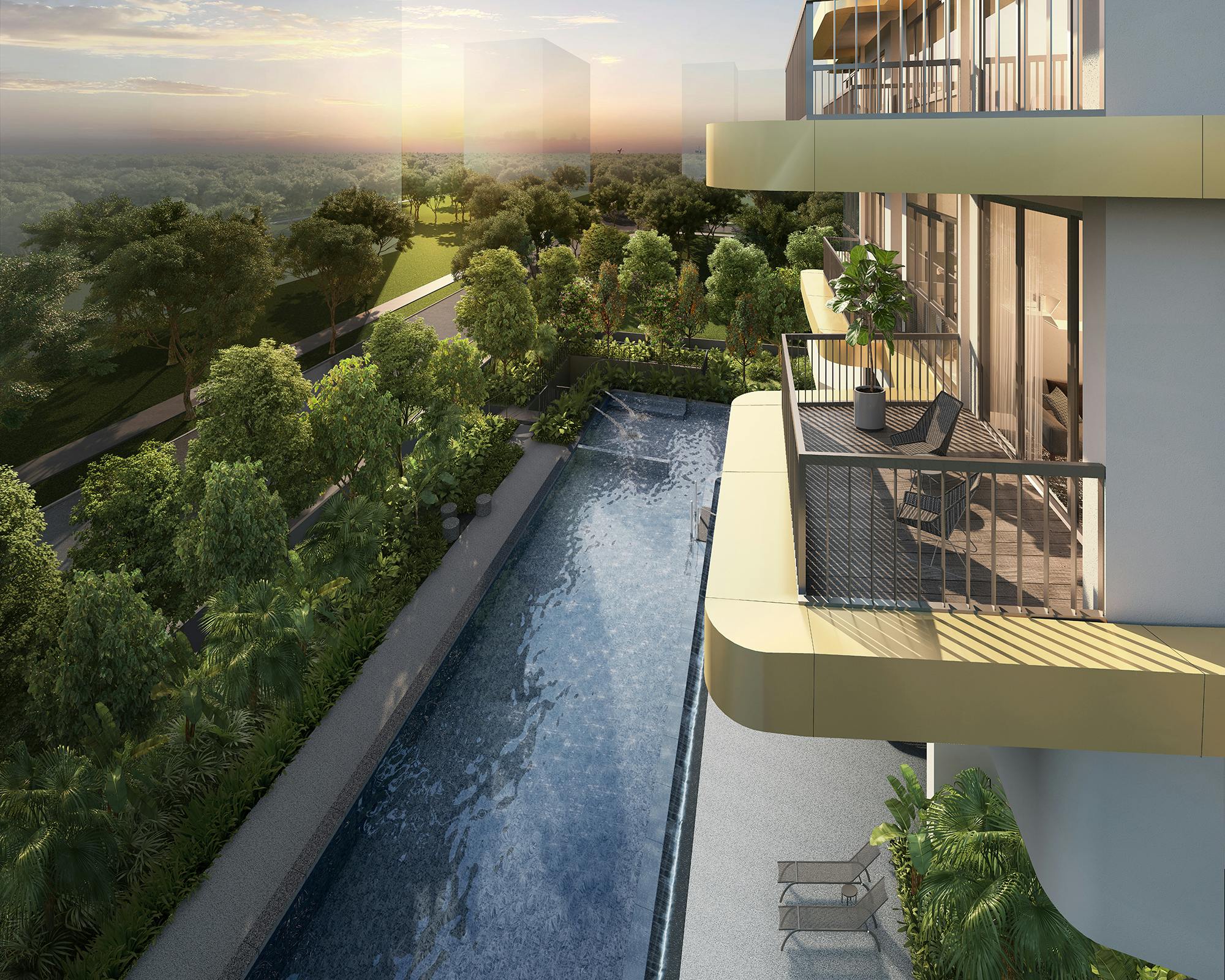 Myra Condominium overlooking the Potong Pasir neighbourhood