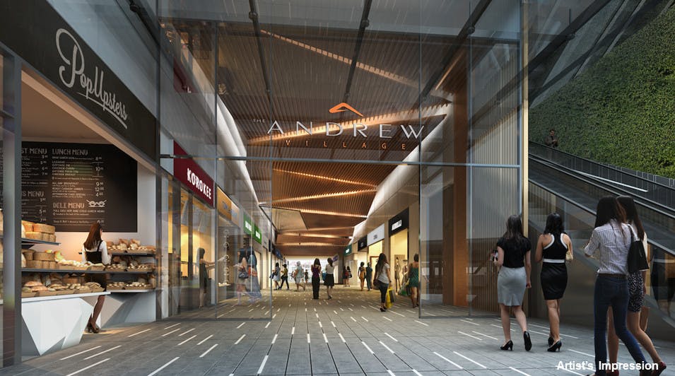 An artist's impression of Poiz Centre at Potong Pasir