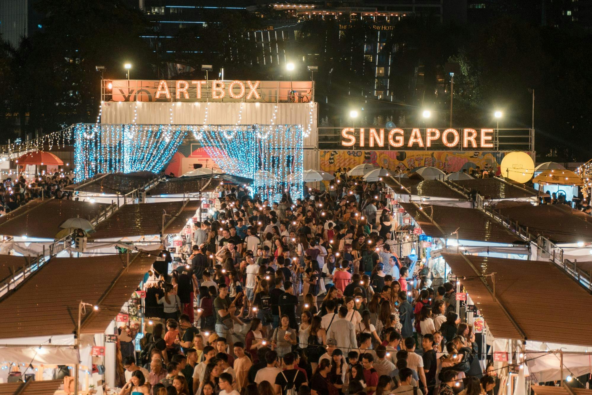 A top shot of Artbox 2019