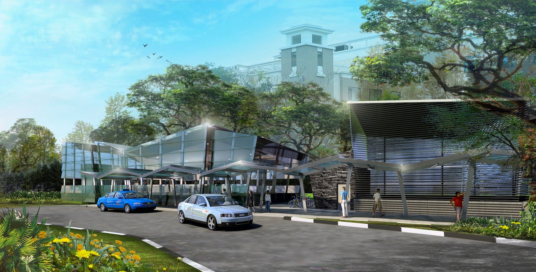 Hillview MRT Station on the Downtown Line is close to Midwood.