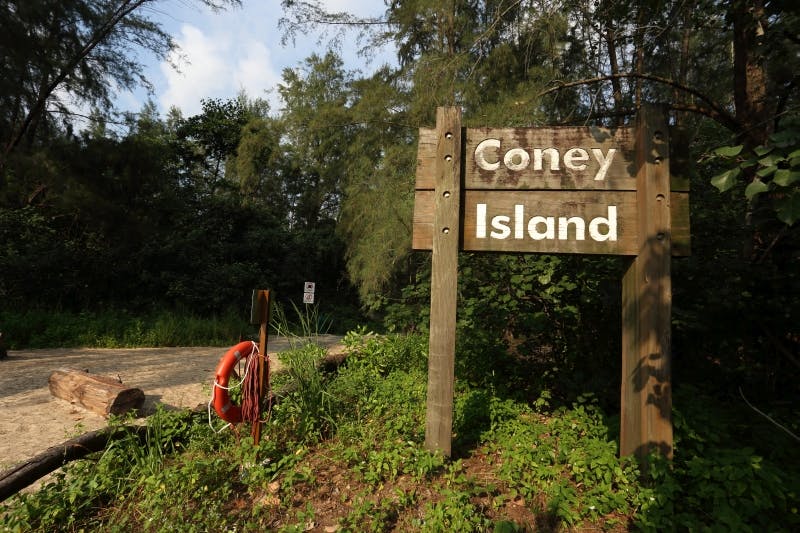 Coney Island signboard
