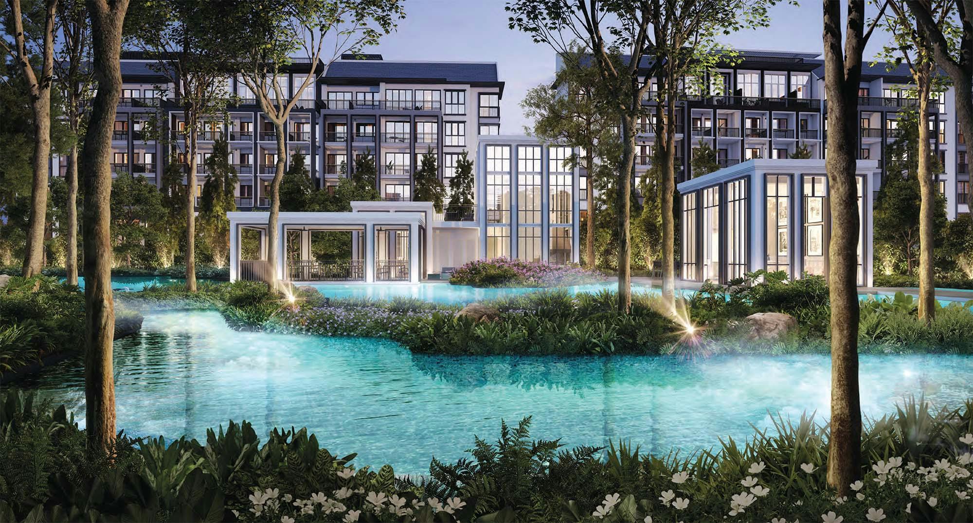 Mayfair Modern's sparkling pool