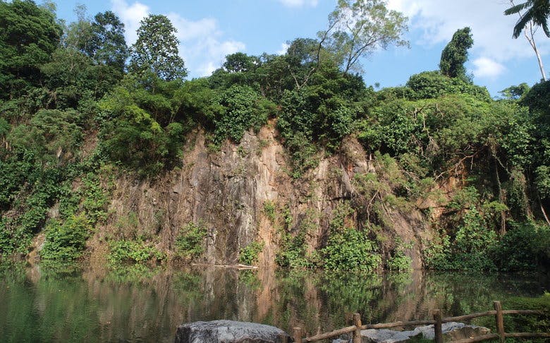 One of the few remaining quarries in Singapore is next to Le Quest. 99.co.