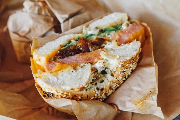 Two Men Bagel House at Royal Square Novena