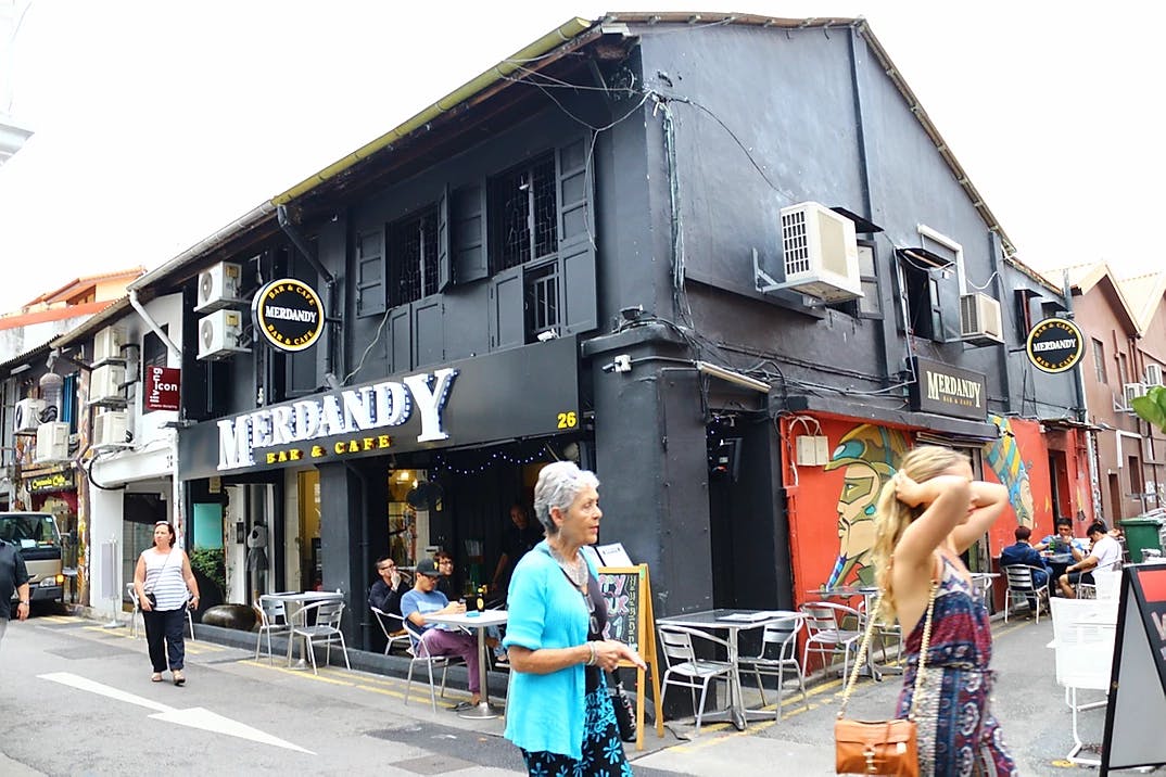 Merdandy Bar & Cafe at Guillemard Road.