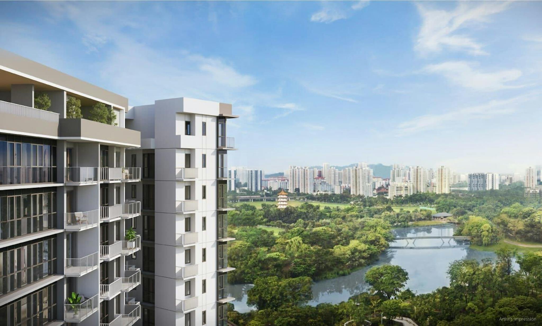 the lakegarden residences artist impression