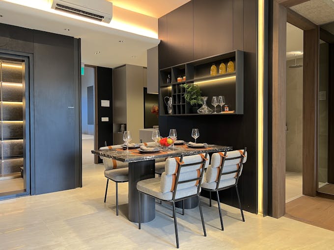 terra hill 2 bedroom dining room