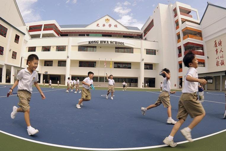 Students at Kong Hwa School