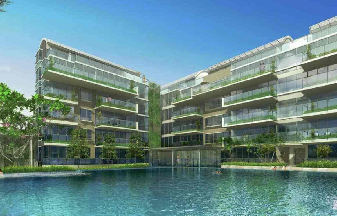 Ola Residences with an overlooking pool is a freehold condominium in Mountbatten.