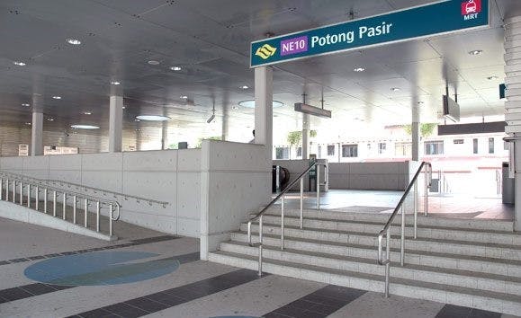 Potong Pasir MRT Station (NE10) within Jui Residences vicinity