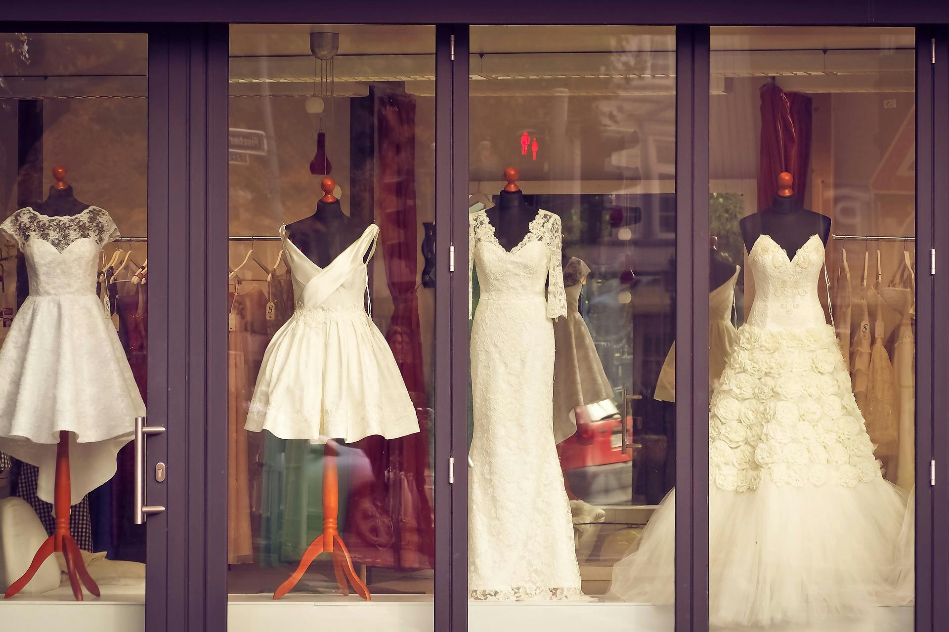 One of many wedding gown boutiques housed in colonial shophouses in the Tanjong Pagar Neighbourhood