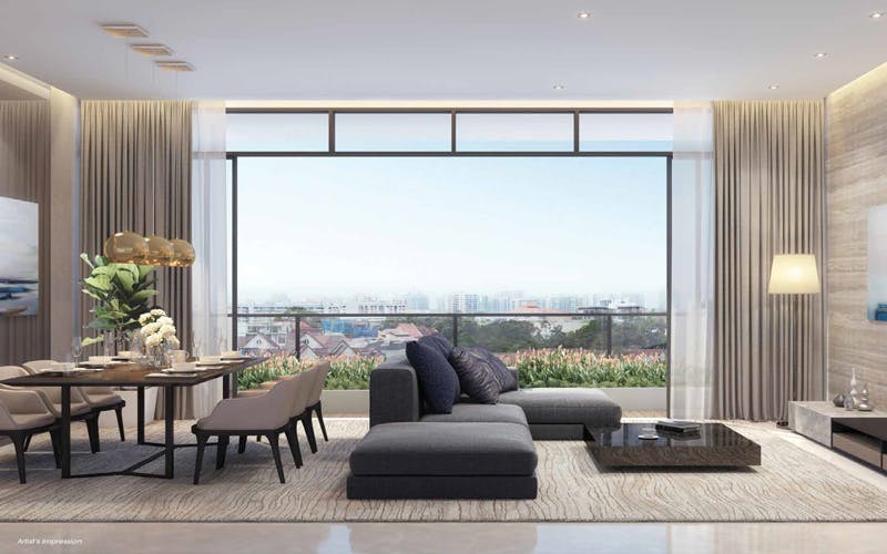 Bask yourself in the morning sunlight with floor-to-ceiling windows coupled with stunning views from the comfort of your own home.