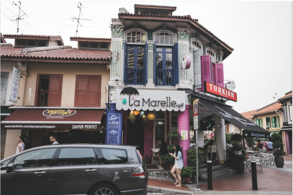 La Marelle Boutique Cafe located on Baghdad Street near Kampong Glam