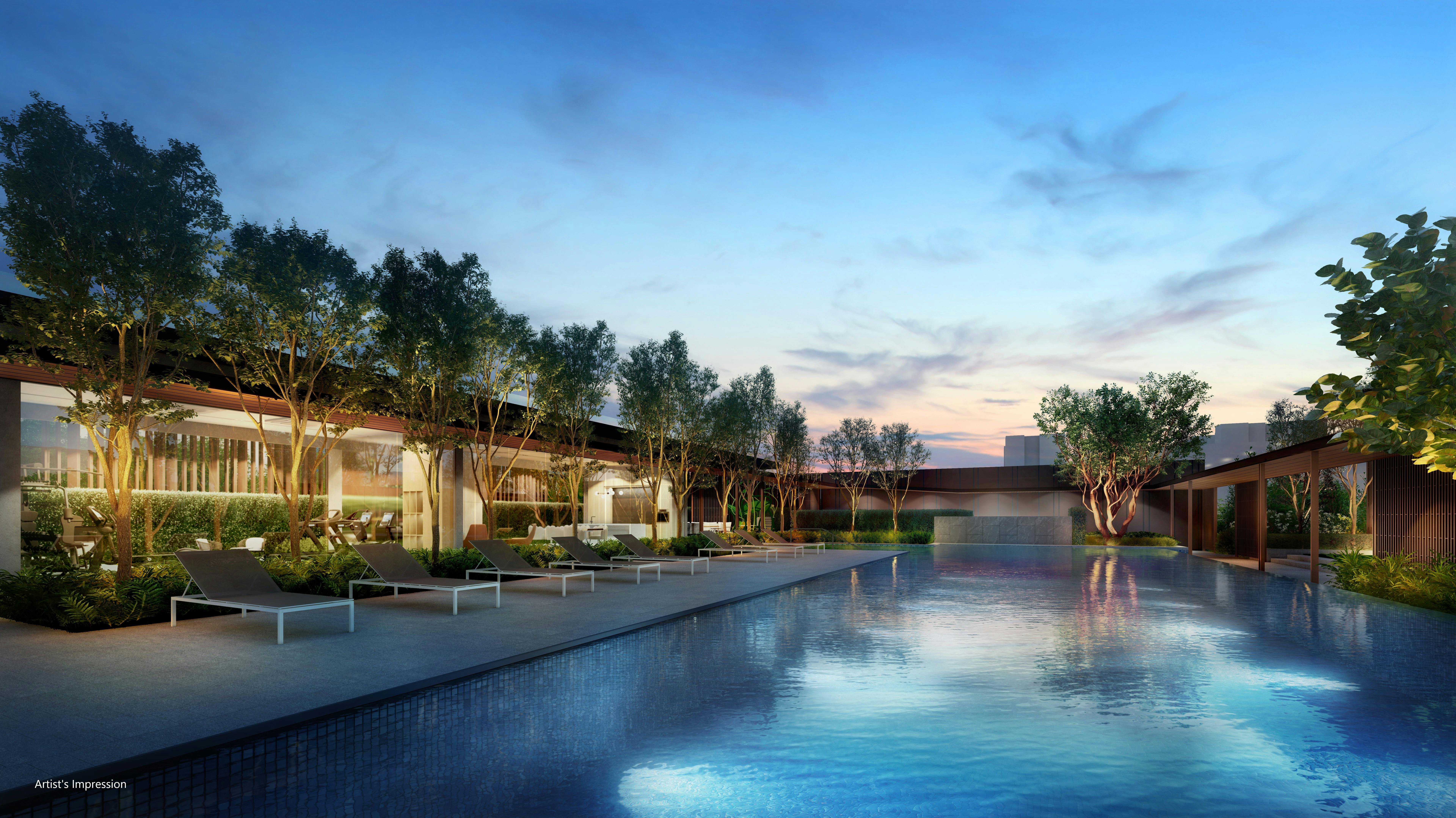 sky eden at bedok clubhouse and pool