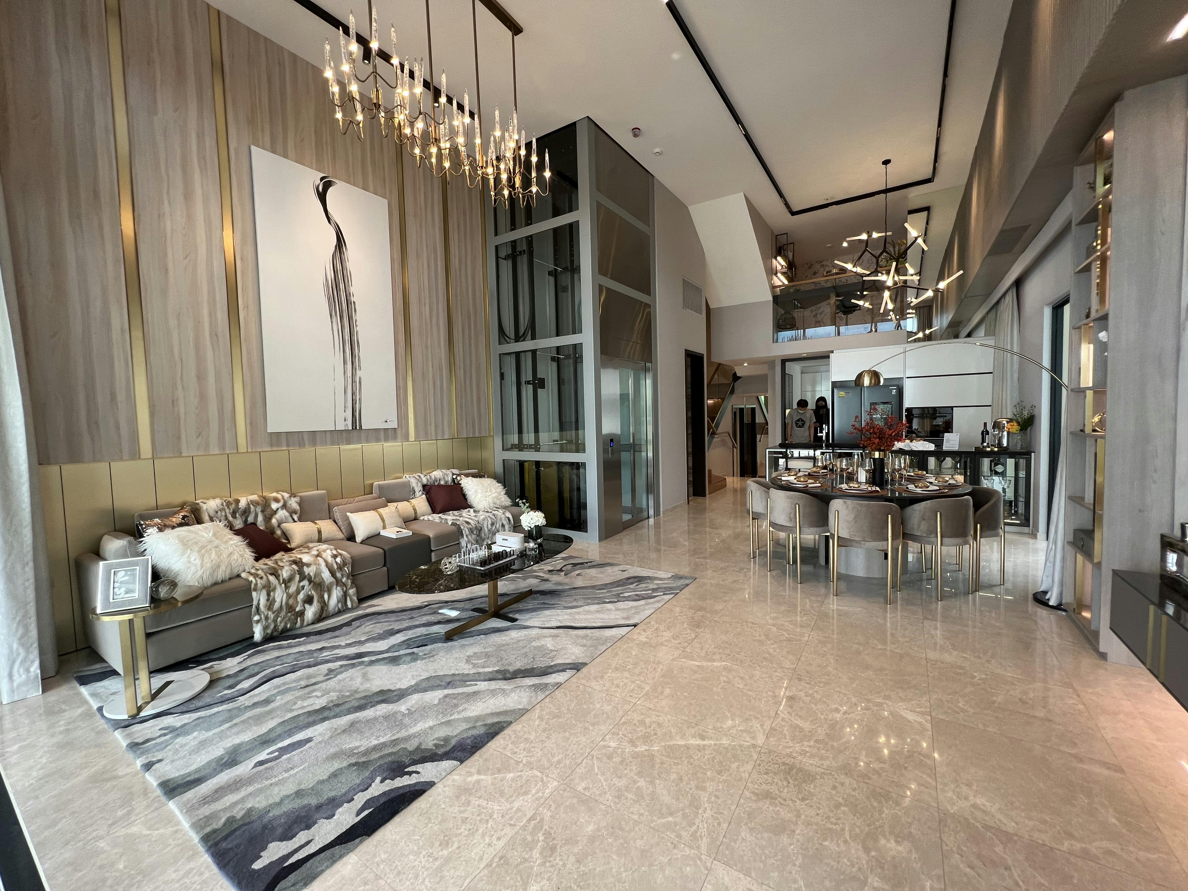 belgravia ace living dining room
